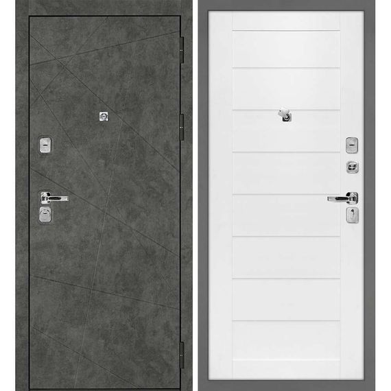 Входная дверь Урбан-127 панель сборная белоснежная