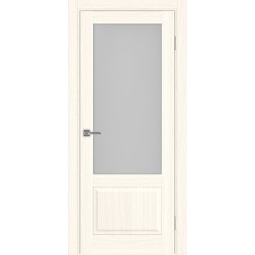 Межкомнатная дверь Тоскана 640.21 ясень светлый со стеклом