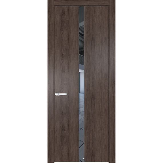 Межкомнатная дверь 1.8N дуб тобакко остеклённая