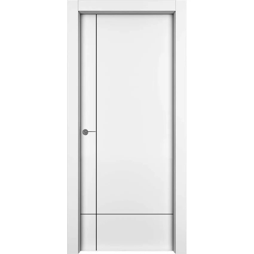 Межкомнатная дверь эмаль 1001 M3 белая глухая