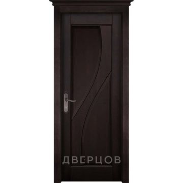 Межкомнатная дверь массив ольхи ОКА Даяна венге глухая