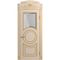Межкомнатная дверь массив бука Viporte Лацио Амбиенте ваниль патина золото остекление 1