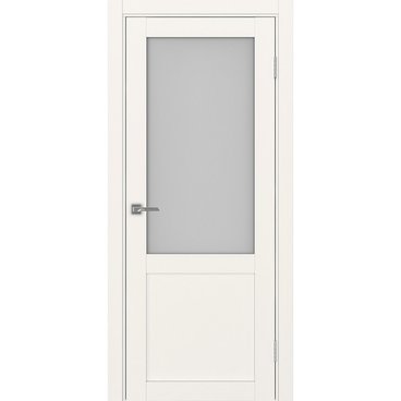 Межкомнатная дверь экошпон Турин 502.21 бежевый остеклённая