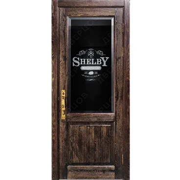 Межкомнатная дверь Лофт Шелби остеклённая