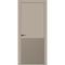 Межкомнатная дверь эмаль Ofram Линнея 8 капучино глухая