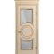 Межкомнатная дверь массив бука Viporte Лацио Амбиенте ваниль патина золото остекление 5