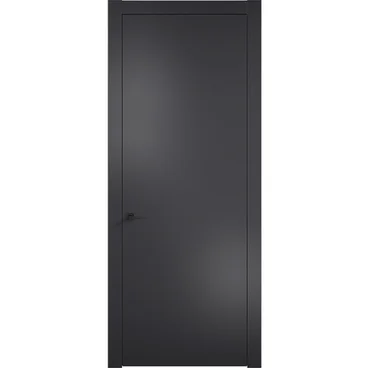 Межкомнатная дверь эмаль Дверцов Мона RAL 9004 глухая