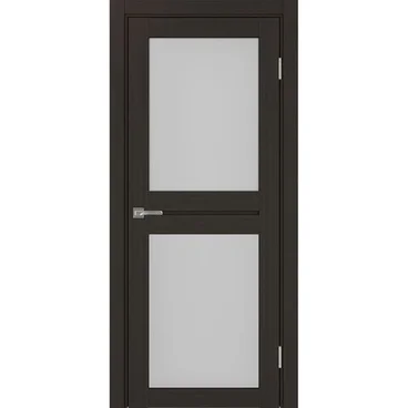 Межкомнатная дверь экошпон Турин 520.212 венге остеклённая