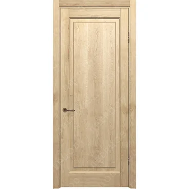 Межкомнатная дверь массив дуба без сучка Дверцов Кастро глухая