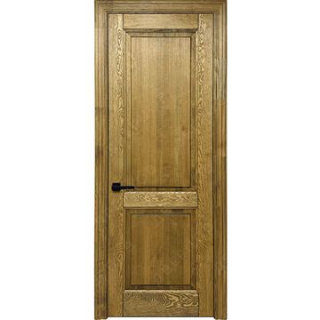 Межкомнатная дверь массив сосны Дверцов Ливорно дуб рустикальный глухая