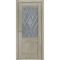 Межкомнатная дверь экошпон Legend ЛУ-52 дуб серый остеклённая