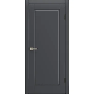 Межкомнатная дверь Аура графитовая эмаль RAL 7024 глухая