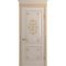 Межкомнатная дверь массив дуба Viporte Флоренция Декор прованс глянец патина золото глухая