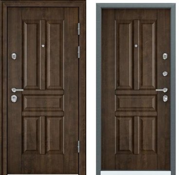 Входная дверь Ultimatum M MP PK-9U орех грецкий с двух сторон