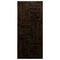 Фото межкомнатной двери массив дуба Alvero Флэт-III орех чëрный глухая
