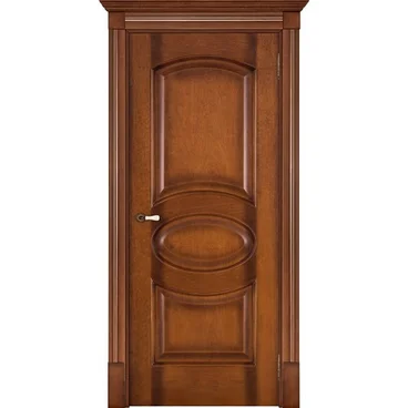 Межкомнатная дверь шпонированная Porte Vista Соло Флоренция светлый мёд глухая