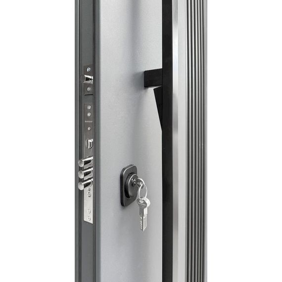 Изображение фурнитуры и замка с внешней стороны