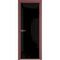 Алюминиевая межкомнатная дверь 1AХ красный антрацит остеклённая