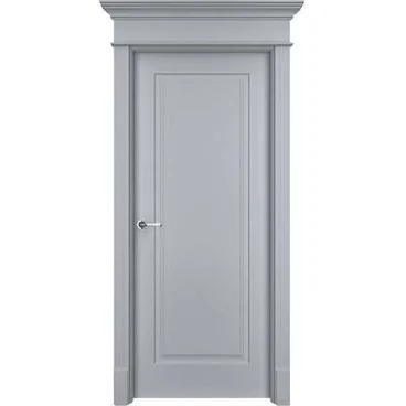 Межкомнатная дверь эмаль Нафта RAL 7047 глухая