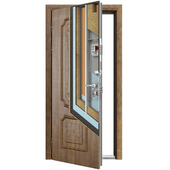 Входная стальная дверь Torex Ultimatum MP колоре гриджио КТ белый