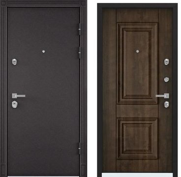 Входная стальная дверь Torex Professor 4+ горячий шоколад 5D3 орех грецкий