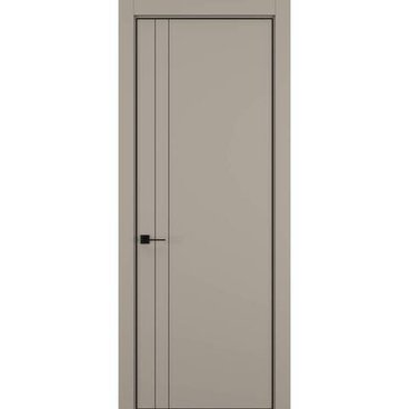 Межкомнатная дверь керамик MN 4 бежевый глухая
