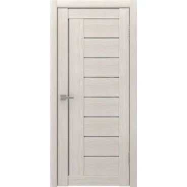 Межкомнатная дверь экошпон Legend ЛУ-17 капучино остеклённая