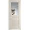 Межкомнатная дверь 2.3.2PM кремовая магнолия остеклённая