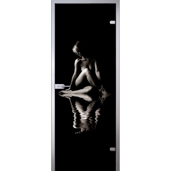 фотография стеклянной двери Акма Woman с алюминиевой коробкой тип Z