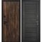Входная дверь Лофт-1 дуб коньяк патина панель сборная грей