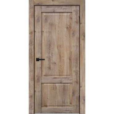 Межкомнатная дверь экошпон Классик 2 дуб болтон глухая