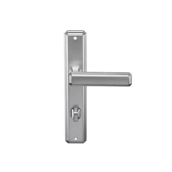 Ручка на планке для межкомнатной двери Sabio матовый хром с фиксатором