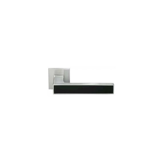 Фото дверной ручки Morelli DIY MH-48-S6 SSC/BL хром матовый/чёрный