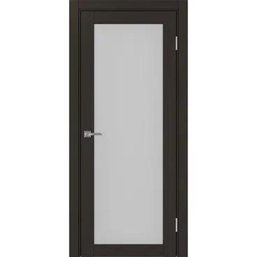 Межкомнатная дверь экошпон Турин 501.2 венге остеклённая