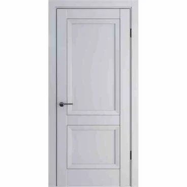 Межкомнатная дверь экошпон ДП-61 silver gray глухая
