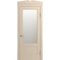 Межкомнатная дверь массив бука Viporte Бьелла ваниль остеклённая