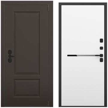 Входная дверь Шэбби амаретто силк панель горизонт