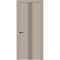 Межкомнатная дверь эмаль Ofram Линнея 5 капучино глухая