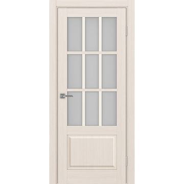 Межкомнатная дверь Тоскана 642.2221 ясень перламутровый со стеклом