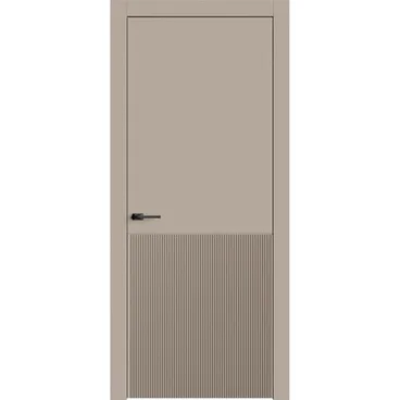 Межкомнатная дверь эмаль Ofram Линнея 8 капучино глухая
