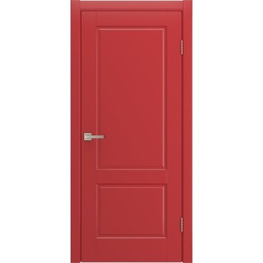 Межкомнатная дверь Патриция красная эмаль RAL 3028 глухая