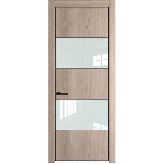 Межкомнатная дверь 22NA дуб сонома остеклённая