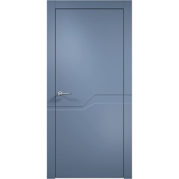 Межкомнатная дверь эмаль Дверцов Тиволи 5 RAL 5014 глухая