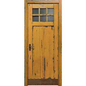 Межкомнатная дверь Лофт Солнце остеклённая