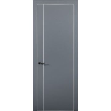 Межкомнатная дверь Палладий 10 антрацит глухая