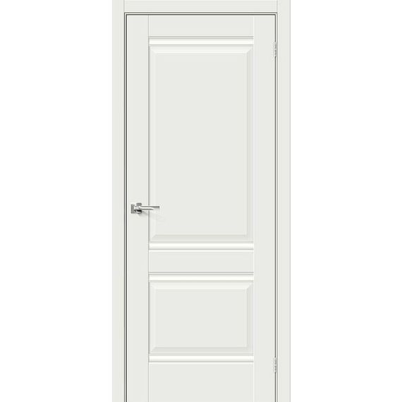 Фото межкомнатной двери эмалит Прима-2 white matt глухая
