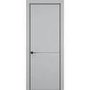 Фото межкомнатной двери керамик MN 2 шеллак серый глухая