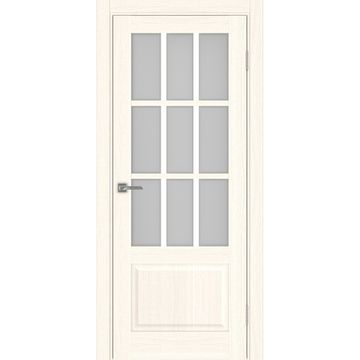 Межкомнатная дверь Тоскана 642.2221 ясень светлый со стеклом