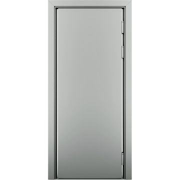 Маятниковая влагостойкая дверь Poseidon серая RAL 7035 глухая