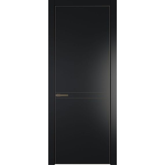 Межкомнатная дверь 11PA блэк глухая